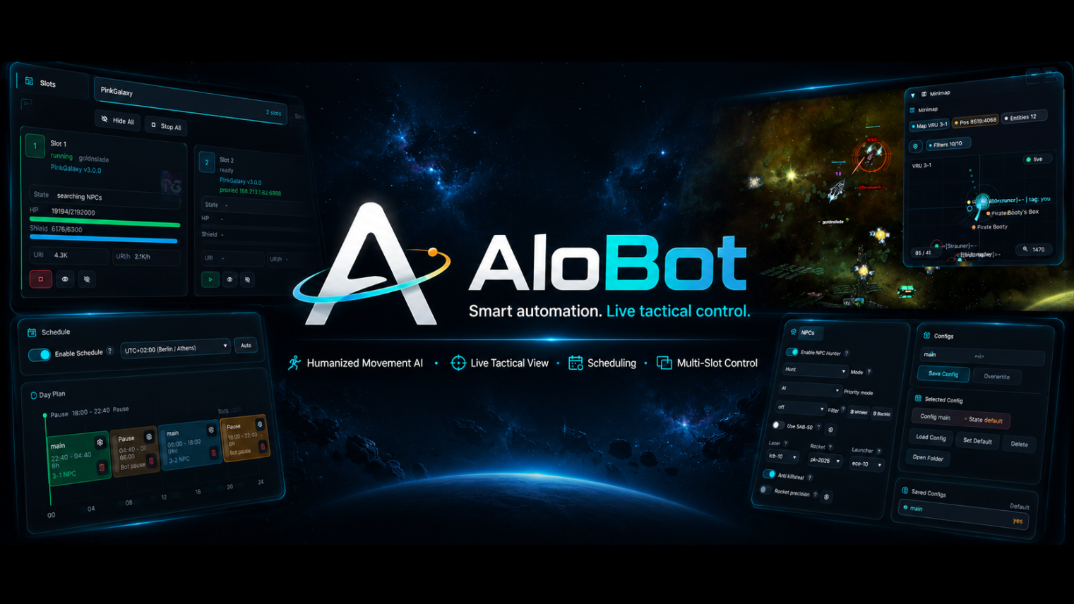 AloBot For PinkGalaxy,SpaceAces